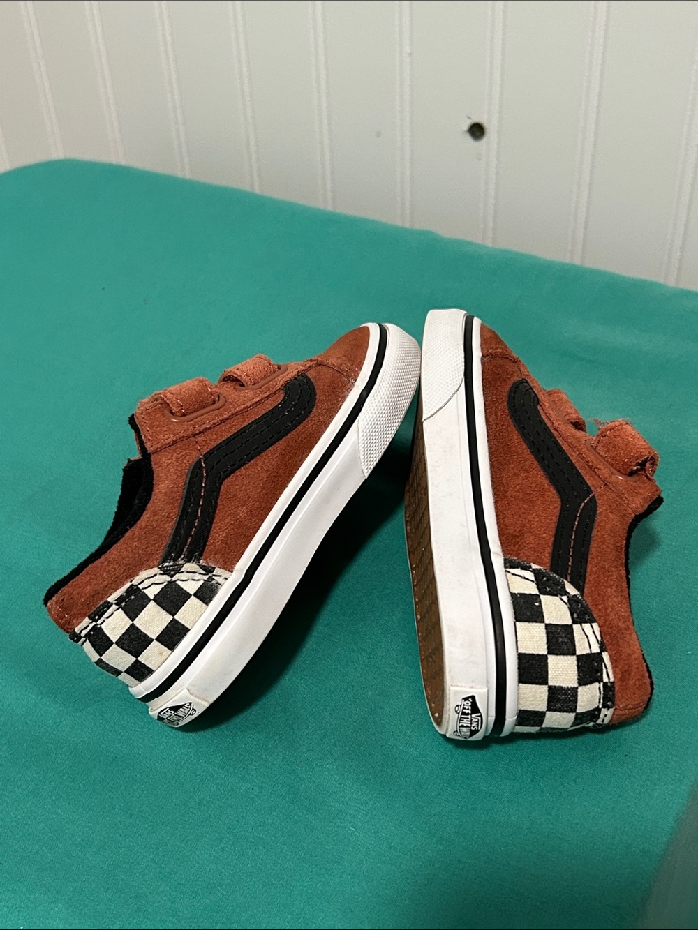 Vans - toddler Velcro old skool sz: 7.0 - Picture 7 of 12